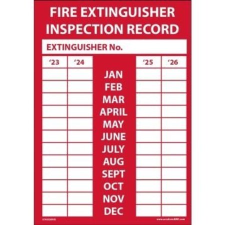 ACCUFORM Fire Safety Label, LFXG528VSP LFXG528VSP